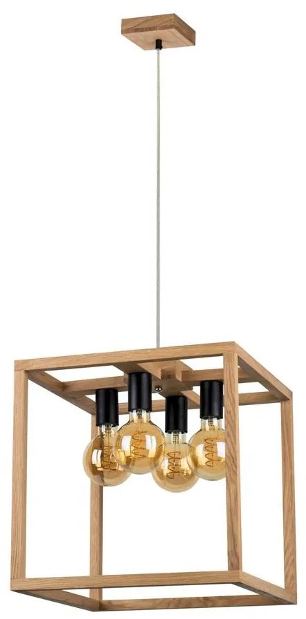 Spot-Light 61540474 - KAGO 4xE27/60W/230V függeszték kábellel