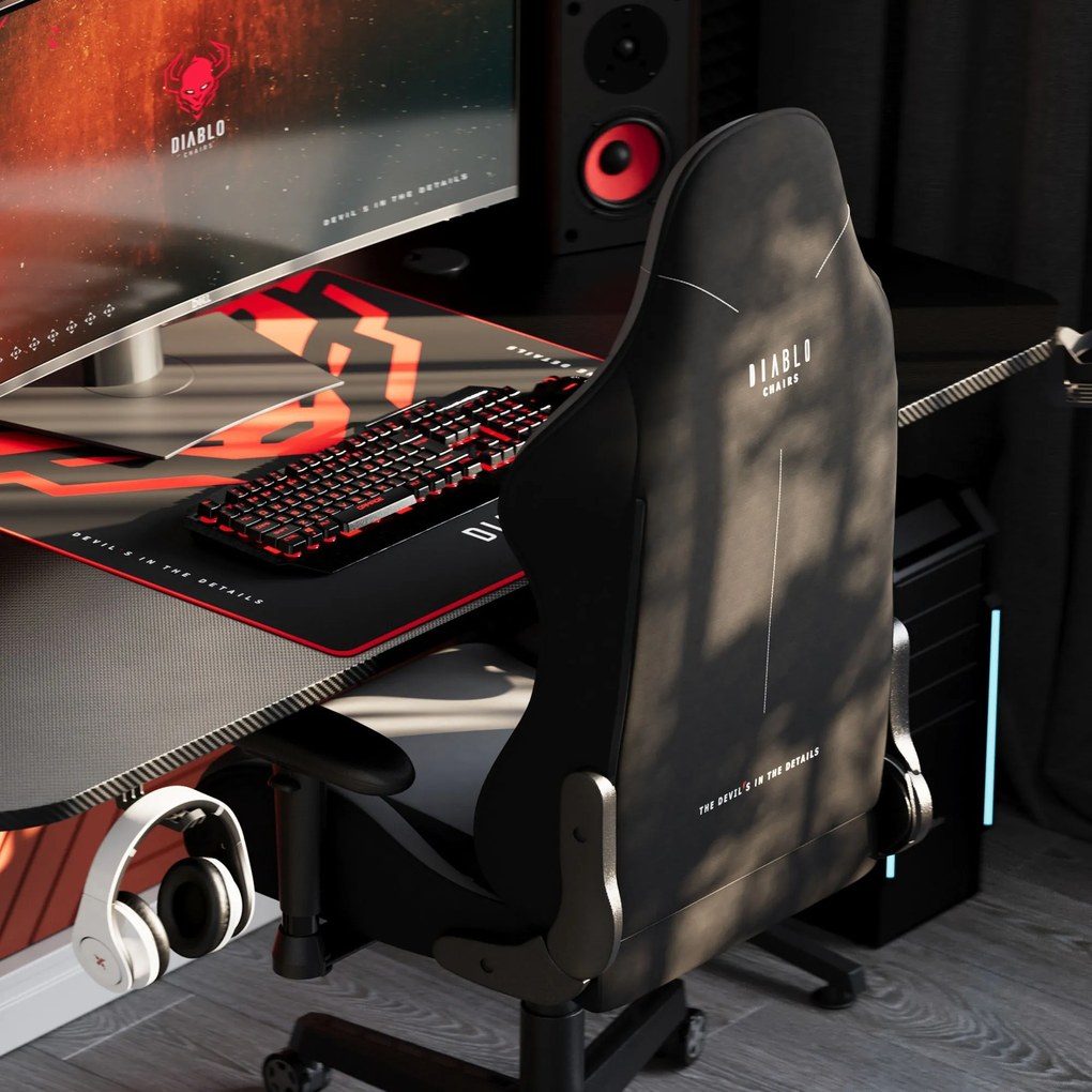 Diablo X-Starter szürke szövet gamer szék