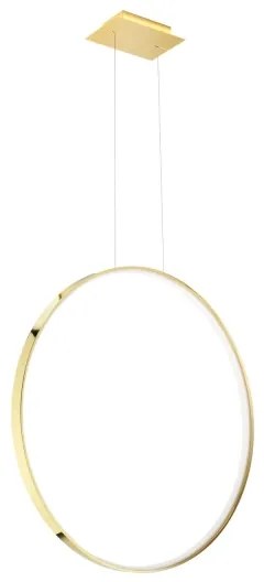 Thoro TH.248 - LED Csillár zsinóron RIO LED/50W/230V CRI90 3000K átm. 78 cm arany