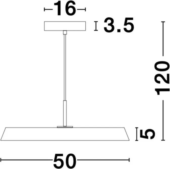 NOVALUCE 910622 Vintage Függesztett Lámpa LED IP20