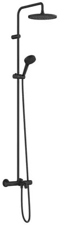 Hansgrohe Vernis Blend zuhanyrendszer a falra kádi termosztáttal matt fekete 26899670