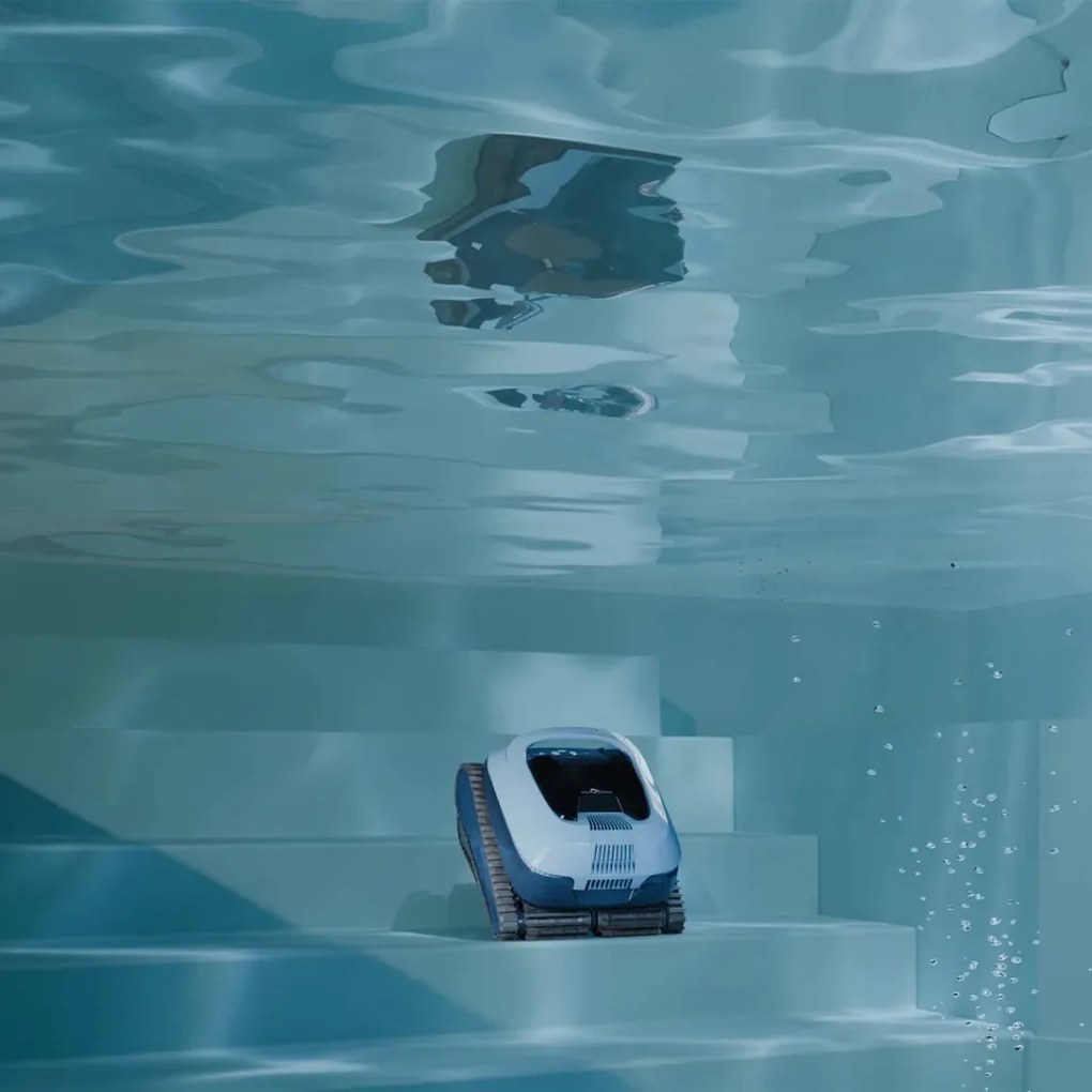 Medencetisztító robot, Dolphin EON 100, teljes medencetisztítás (padló, fal, vízvonal és lépcső tisztítás), SmartMap navigáció, UltraRun mód, applikáció vezérlés