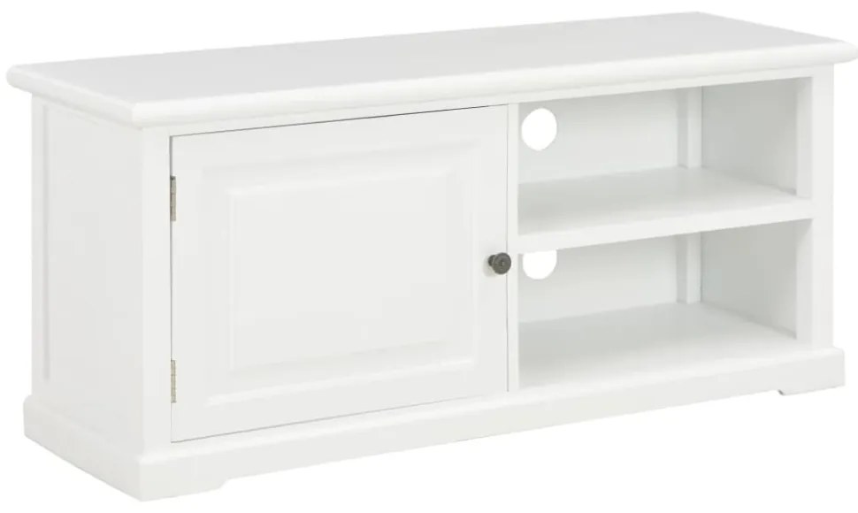 fehér fa TV-szekrény 90 x 30 x 40 cm