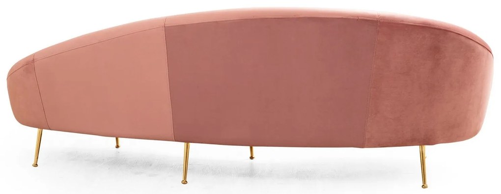 3 személyes kanapé Eses Balos - Pink