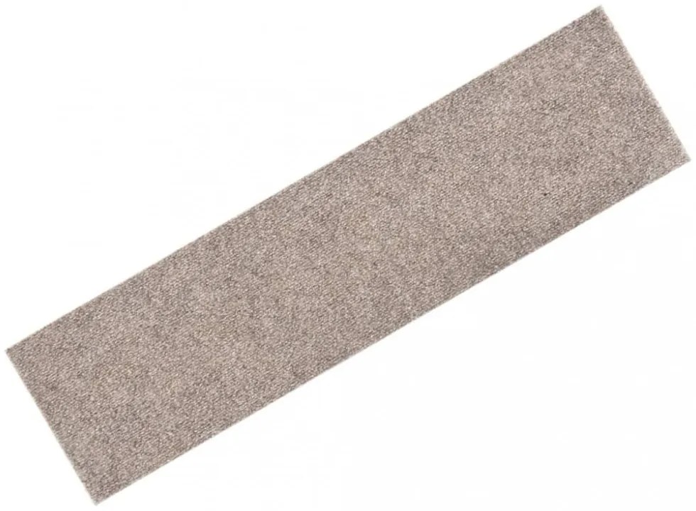 15 db krémszínű négyszögletes öntapadó lépcsőszőnyeg 76 x 20 cm