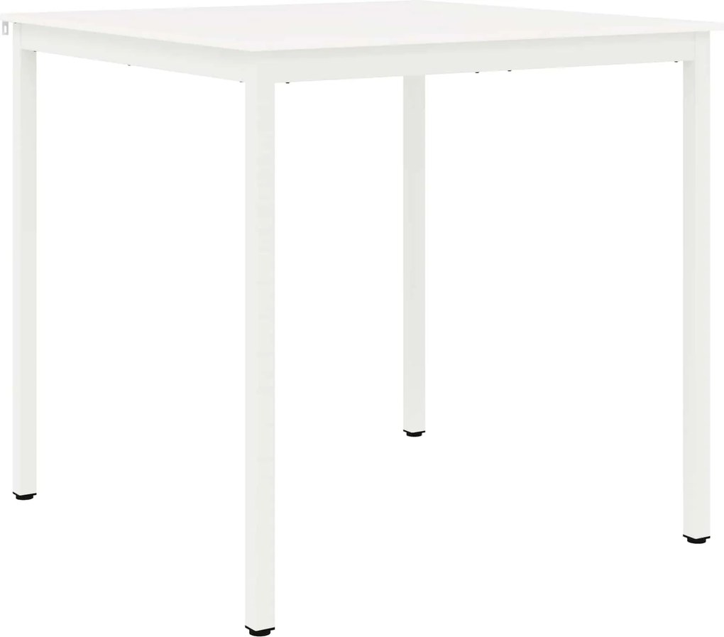 vidaXL Bárasztal Fehér 110 x 55 x 105 cm Tömör fenyőfa