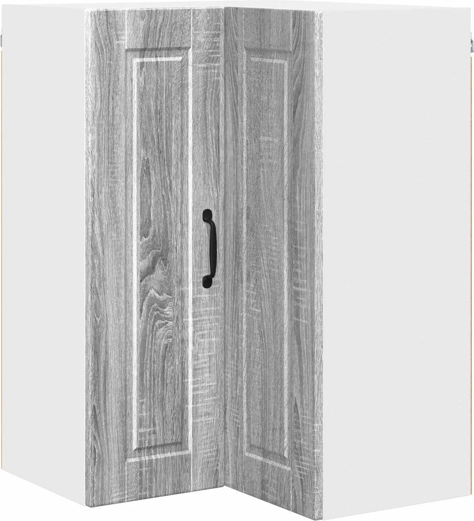 vidaXL Konyhaszekrény polcokkal Szürke Sonoma 57 x 57 x 80 cm Faanyag