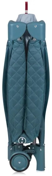 Lionelo - FLOWER utazóágy zöld-türkiz