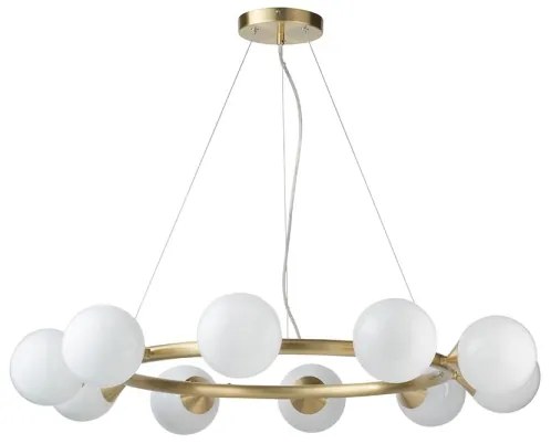 Endon 106008 - Kábeles csillár OTIS 10xG9/3W/230V arany