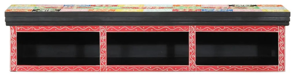 Fali TV Szekrény Többszínű 100x30x22cm Műszaki Fa