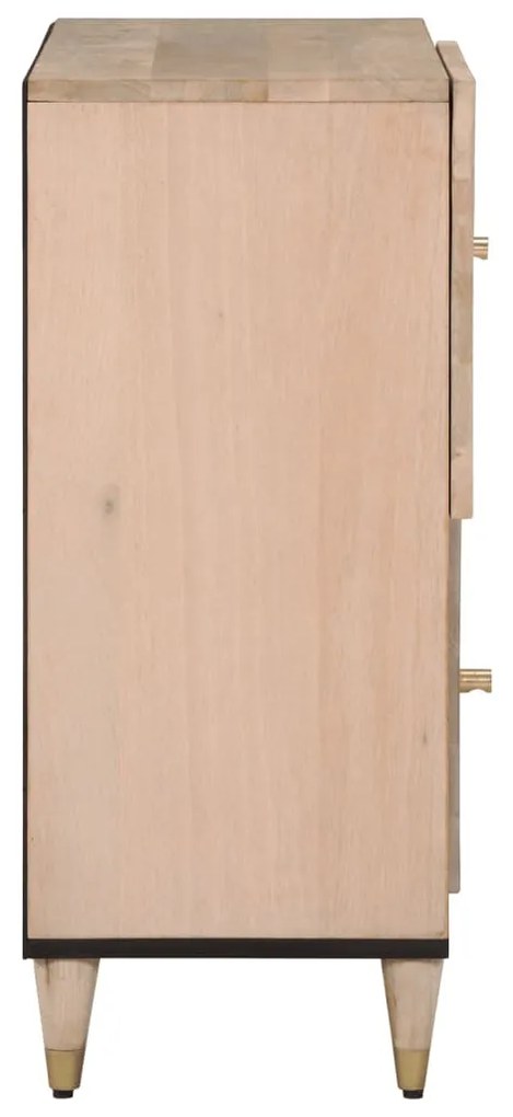 tömör mangófa tálalószekrény 80 x 33 x 75 cm
