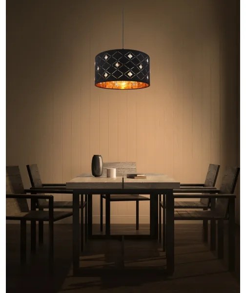 Globo 15448H - Csillár zsinóron ABBEY 1xE27/60W/230V