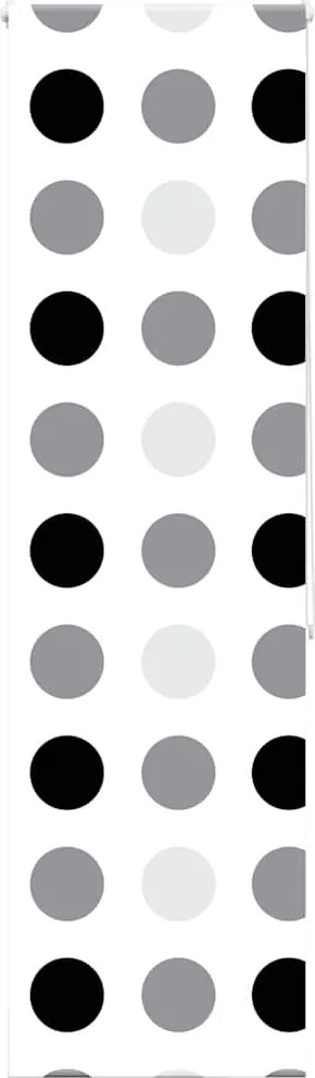 vidaXL zuhanyzó redőny 60x240 cm Szövetszélesség 56 cm