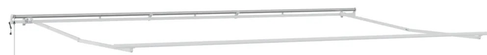Automatikus Behúzható Napernyő Sárga és Narancs 600x350 cm