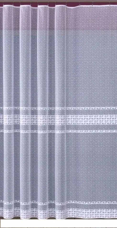 Mg Függöny 768/19 Fehér 350x250cm Kész Szalaggal M