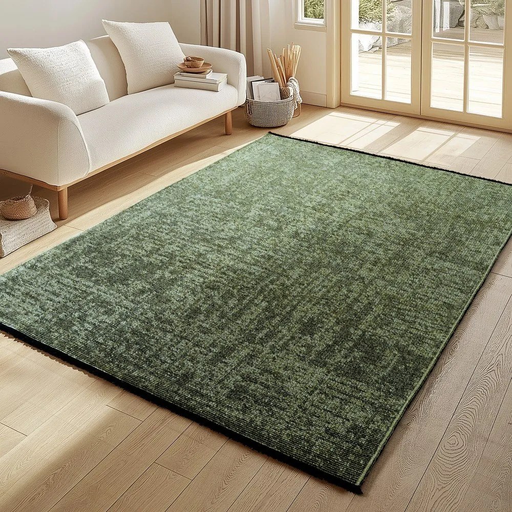 Zöld mosható szőnyeg 80x150 cm Space 1900 – Ayyildiz Carpets