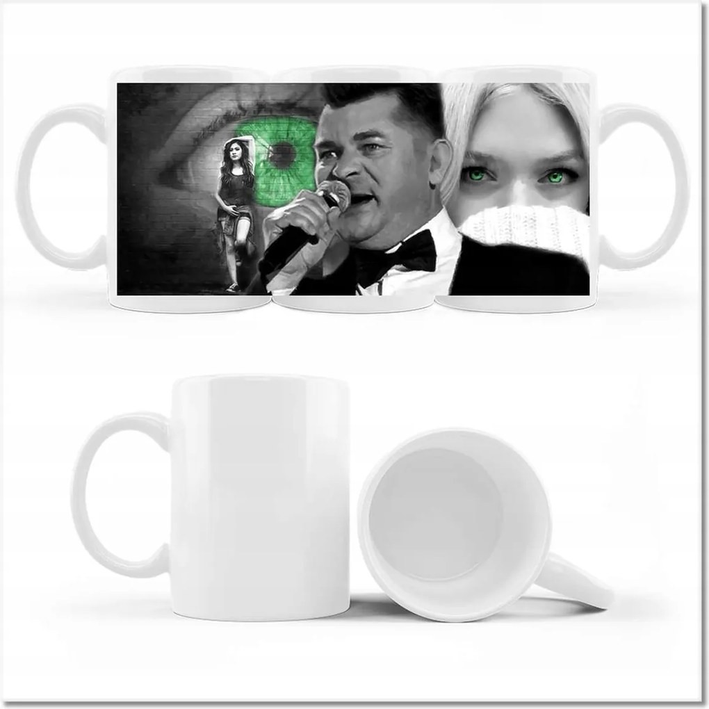 Zenek Zöld szem mintás bögre