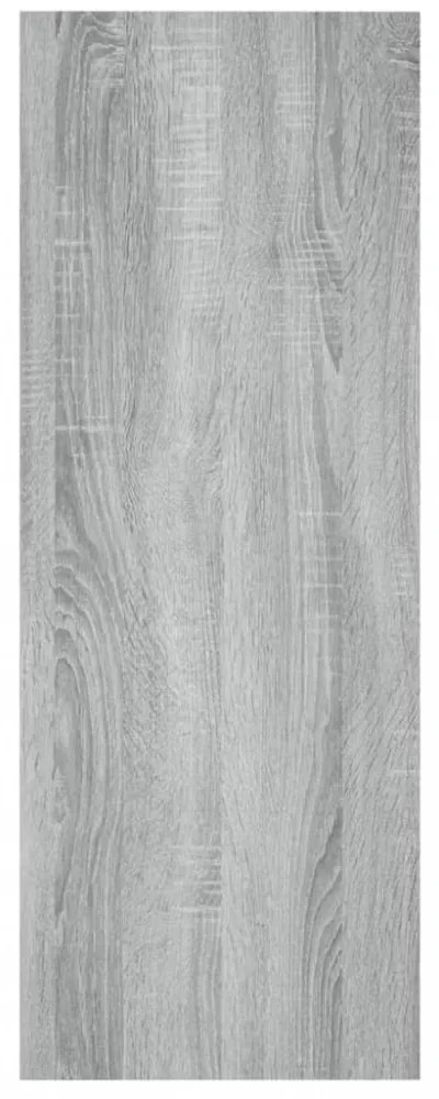szürke sonoma színű szerelt fa tálalóasztal 105 x 30 x 80 cm