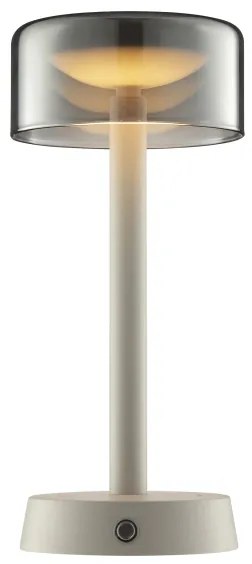 Brilliant - LED dimmelhető, újratölthető érintős asztali lámpa RAZOR LED/2,5W/5V 2700K IP44 szürke