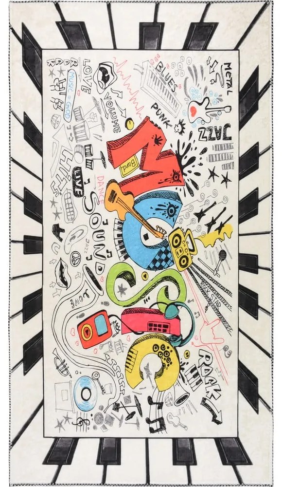 Mosható gyerek szőnyeg 120x180 cm Musical – Vitaus