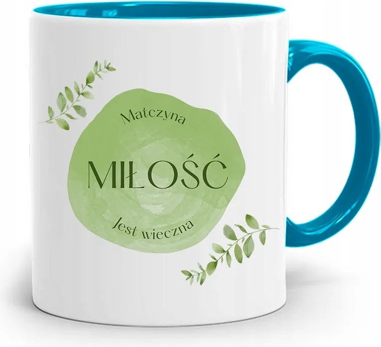Kék Bögre Anyukáknak Anyai Örök Szerelem fényképes nyomtatással