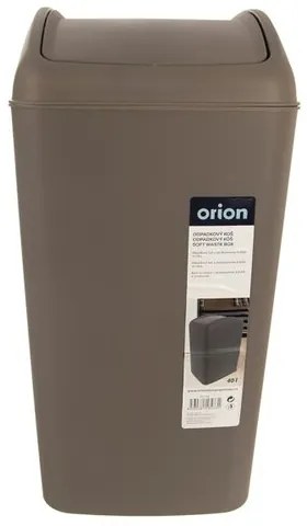 Orion szemetes kosár Waste kolíbka 40 l, barna