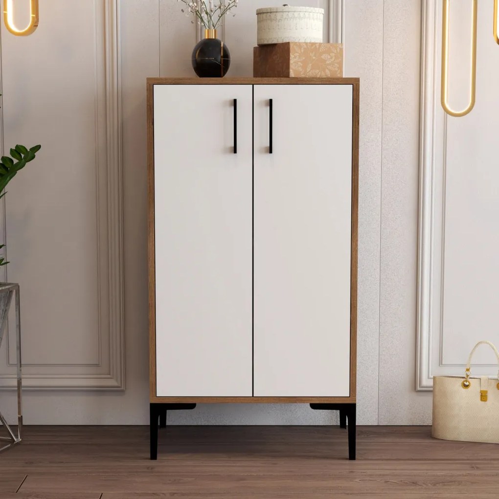 Prag - Walnut, White