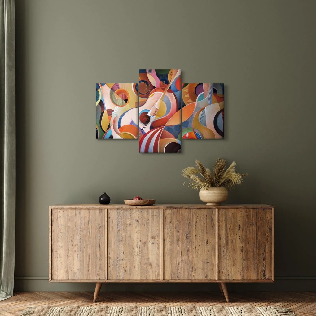 Kép - Zenei absztrakt (90x60 cm)