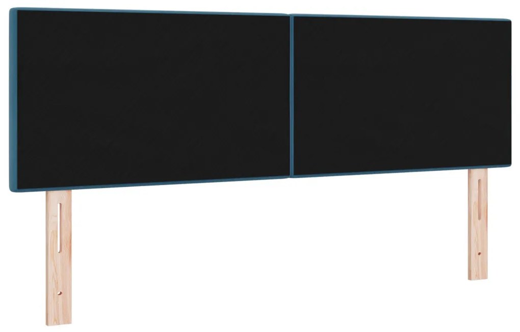 Fejtámla Gombos Steppelt Sötétkék 160 cm Bársony