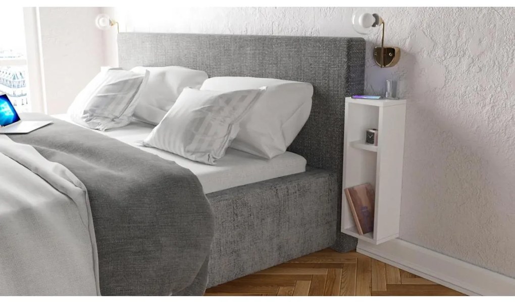 Éjjeli szekrény TURRA 65x20 cm fehér