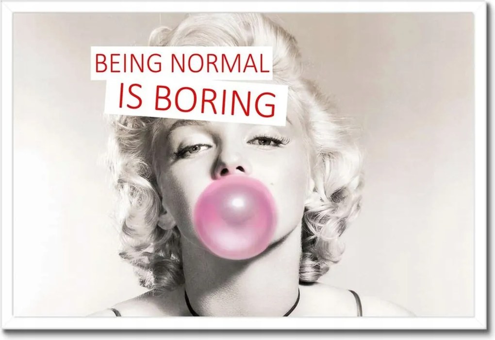 Poszterek keretben 60x40 Marilyn Monroe Normális