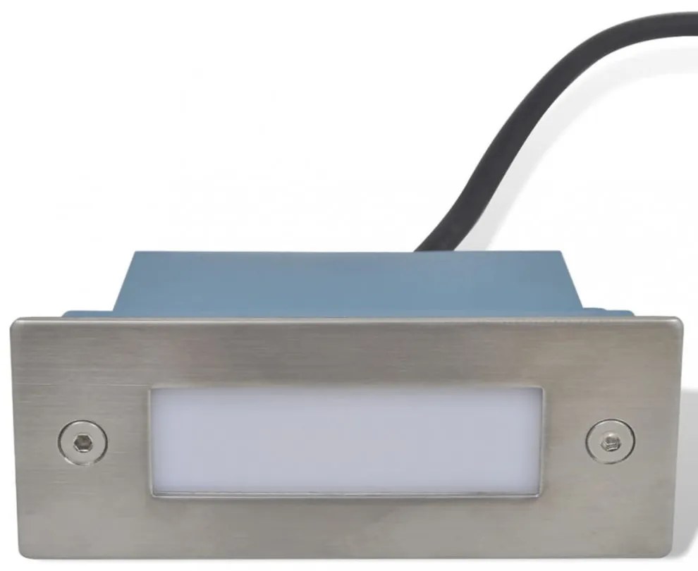 12 db süllyesztett LED lépcsőlámpa 44 x 111 x 56 mm