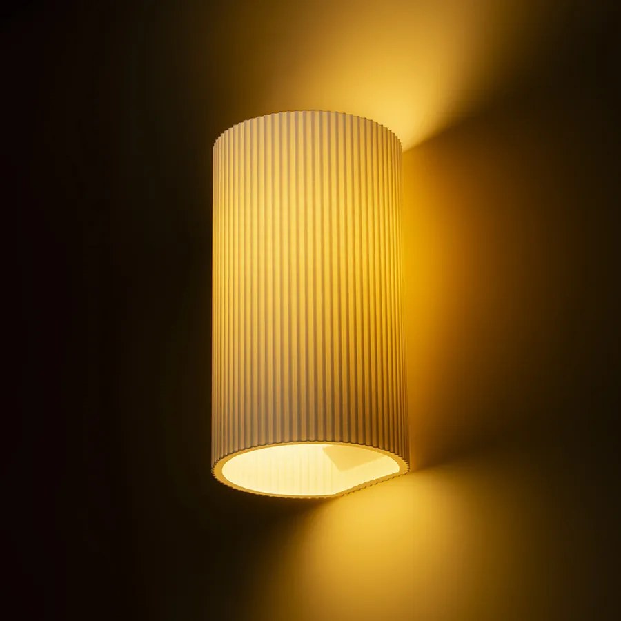 RENDL CALLUM RL2 250 nástěnná bílá Eco PLA 230V LED E27 15W