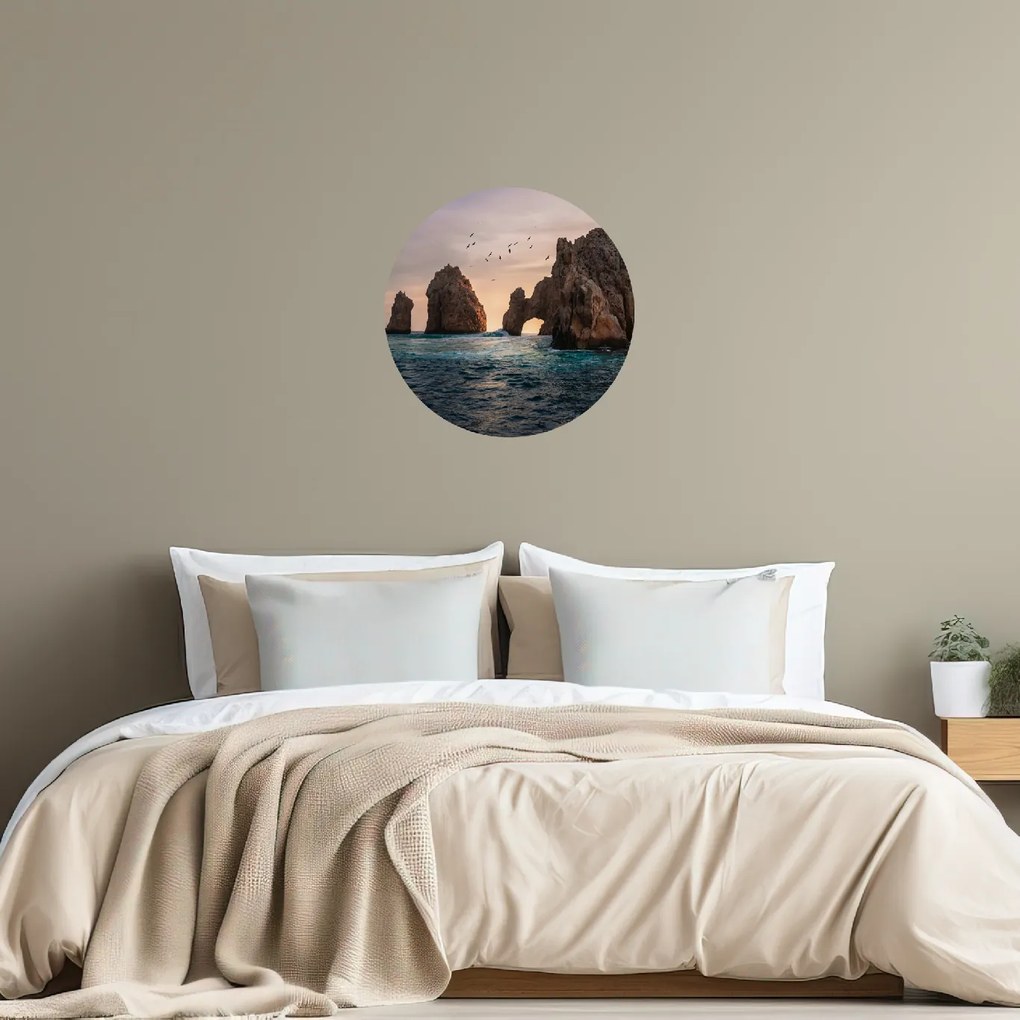 PIPPER. Textil kör alakú falmatrica "Los Cabos" Méret: 120cm