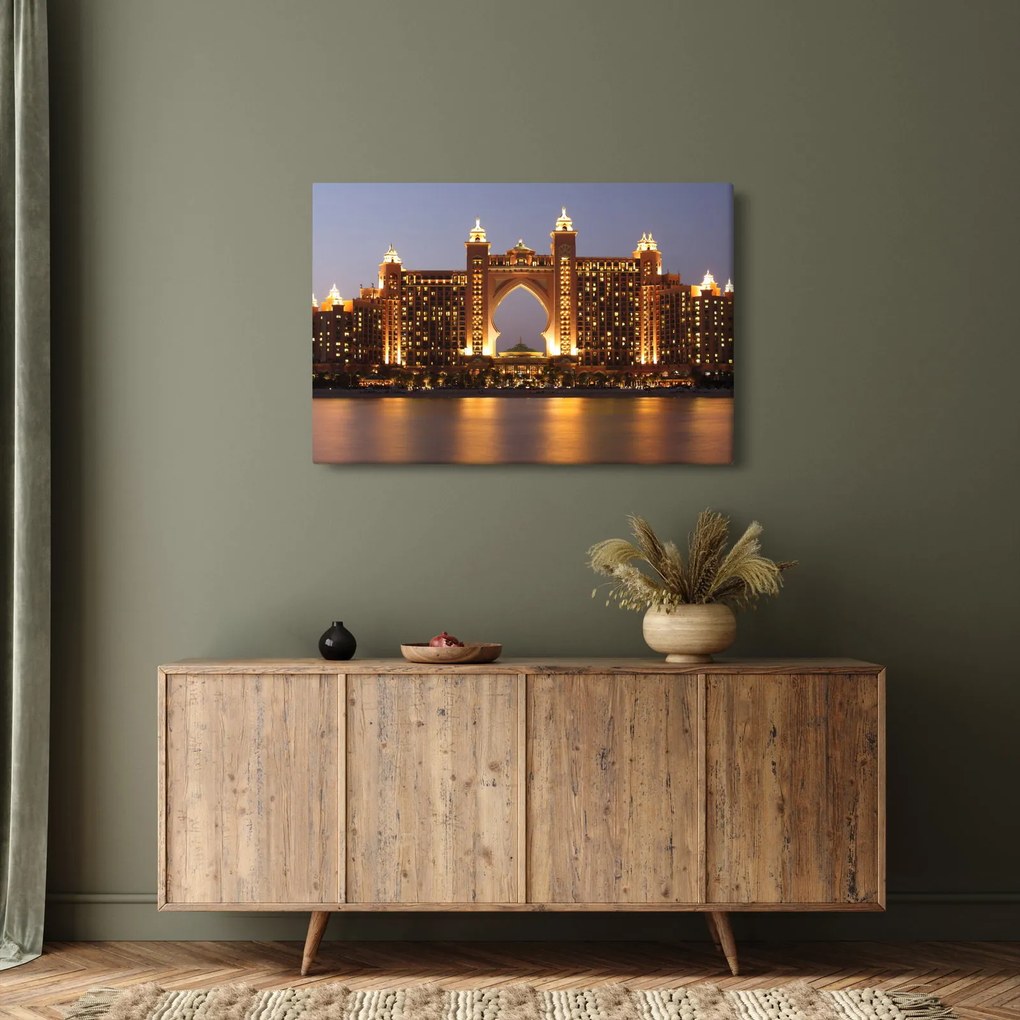Kép egy épületról Dubajban (90x60 cm)