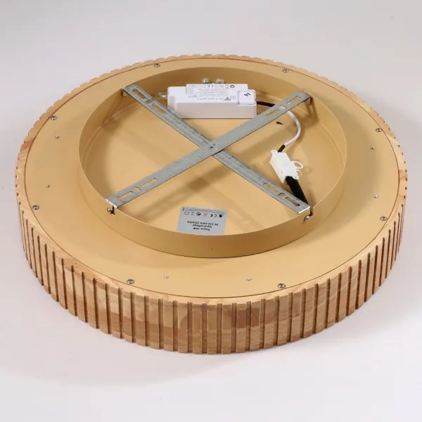 Brilagi - FALCON WOOD MODERN LED mennyezeti lámpatest, 30 W, 230 V, Ø 45 cm, fa