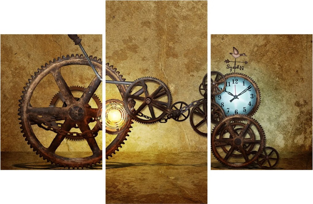 Kép a történelmi óramozgásokról (90x60 cm)