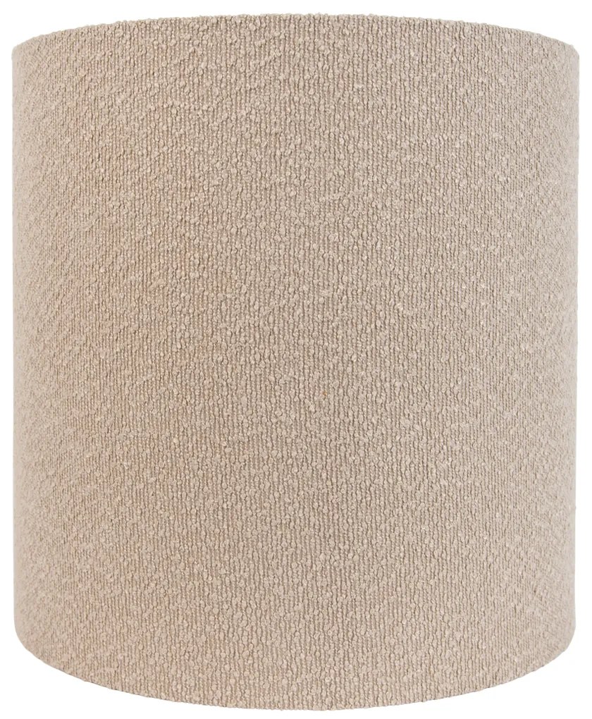 Bézs szövet lámpaernyő teddy anyaggal 40/40/40