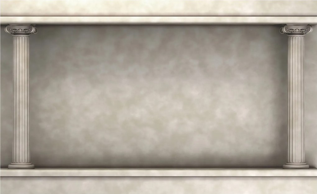 Fotótapéta Klasszikus oszlopok Elegancia és szimmetria Perspektíva 350x250 +ragasztó