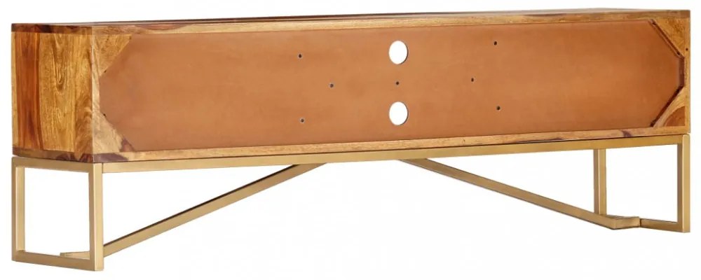 tömör kelet-indiai rózsafa TV-szekrény 140 x 30 x 45 cm