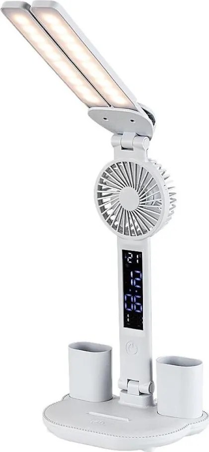 Rabalux 74030 - NOVILO LED dimmelhető asztali lámpa ventilátorral LED/7W/5V
