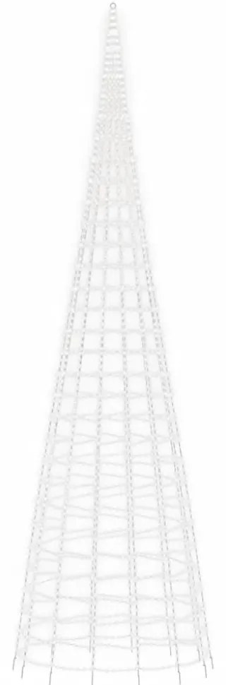 hideg fehér LED karácsonyfa zászlórúdra 3000 LED 800 cm