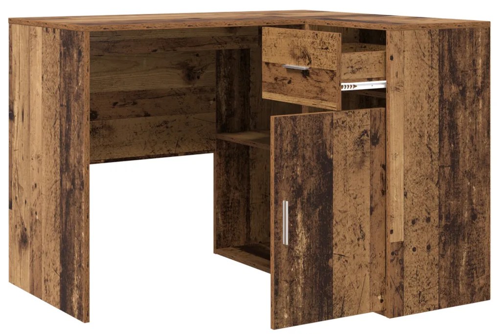 Sarokasztal Régi fa 102x88x75 cm Szerelt fa
