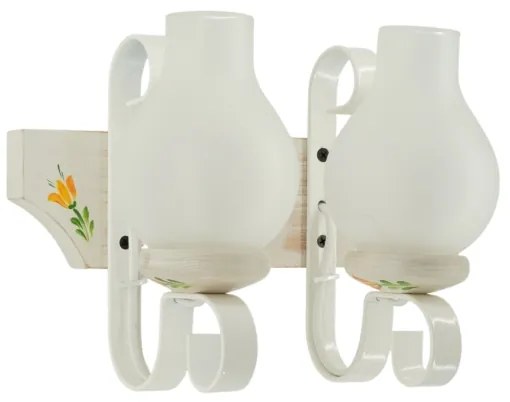 Brilagi - QUEEN fali lámpa 2xE14/40W/230V bükk/krémszínű