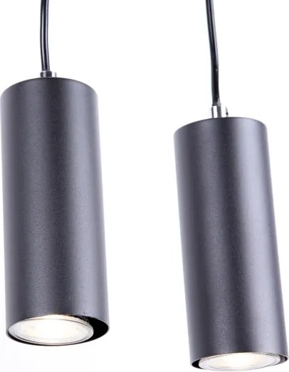 Globo 57911-4HB - ROBBY 4xGU10/35W/230V fekete függeszték