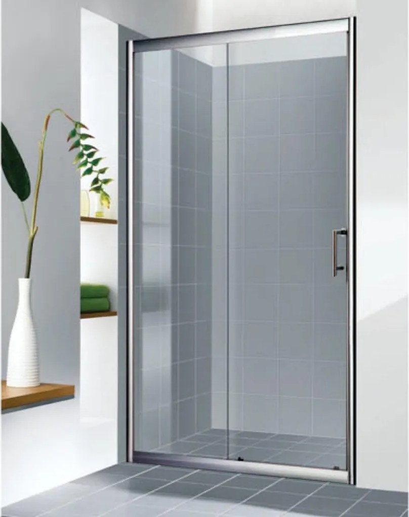 Viva AQUA Max KAYRA Zuhany tolóajtó - 6 mm víztiszta vízlepergető üveg - 130 x 200 cm