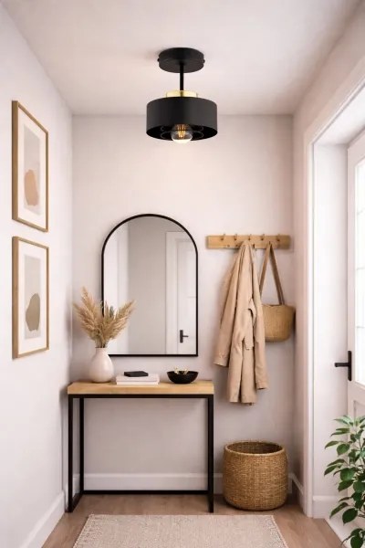 Brilagi - Felületre szerelhető csillár SPRING 1xE27/60W/230V fekete/arany