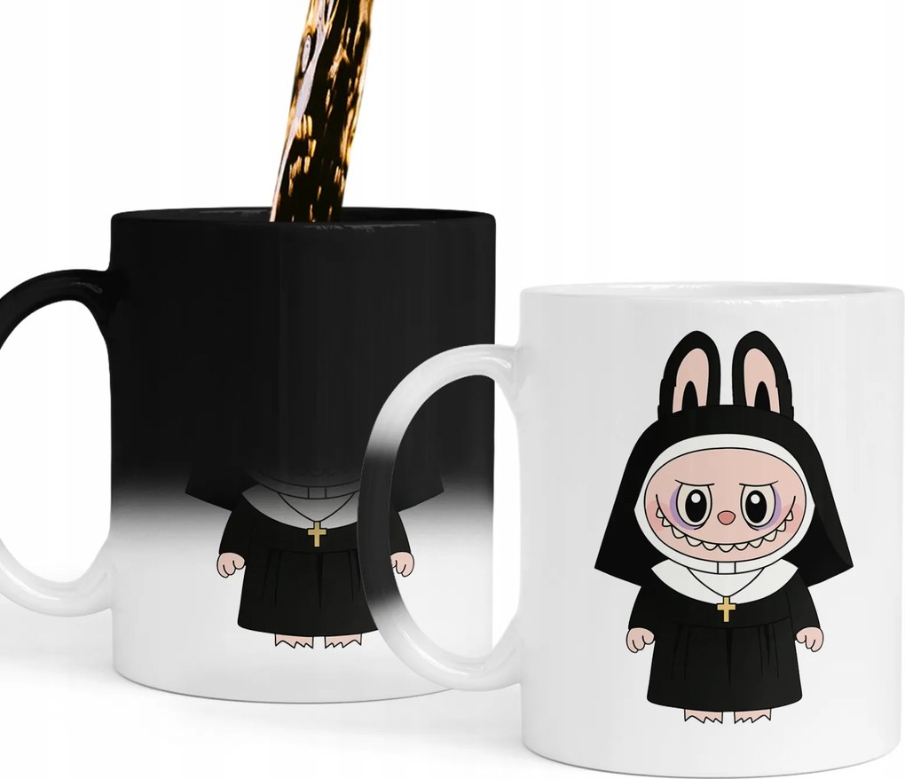 Bögre Mágikus Labu Halloween Apáca Bögrék Ajándék Szöveg