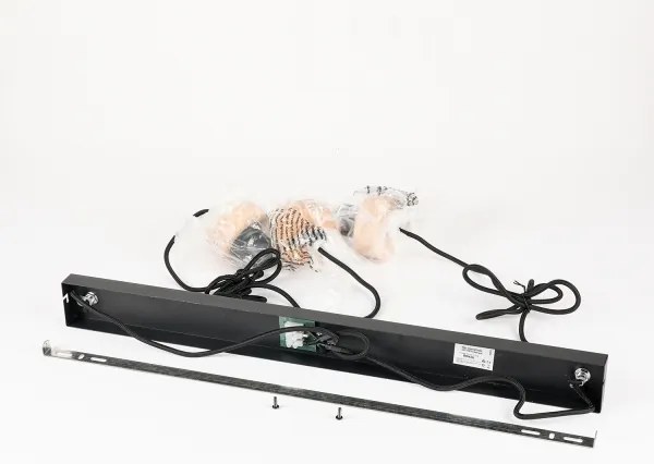 Brilagi - BASKLITE kábeles függeszték 3xE27/15W/230V fa/fekete