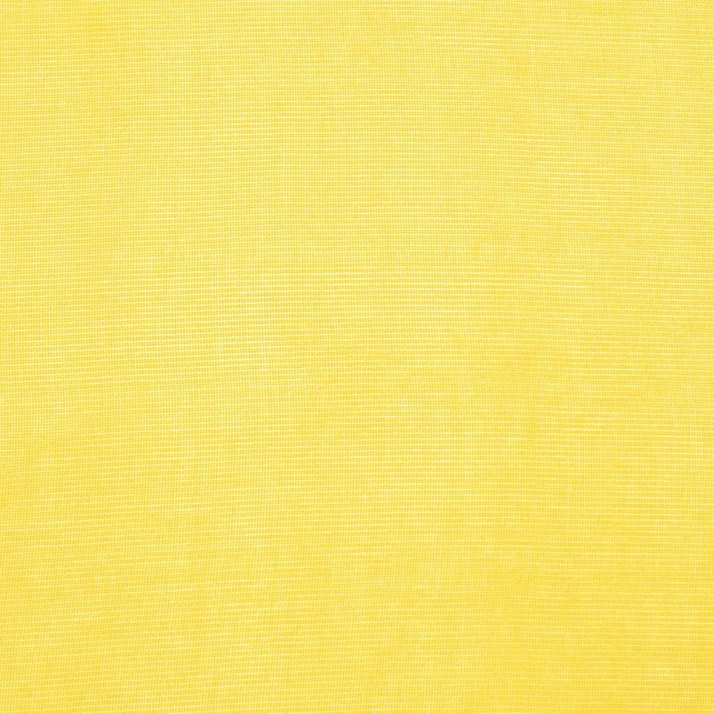 2 db sárga fátyolfüggönyök hurokkal 140x260 cm